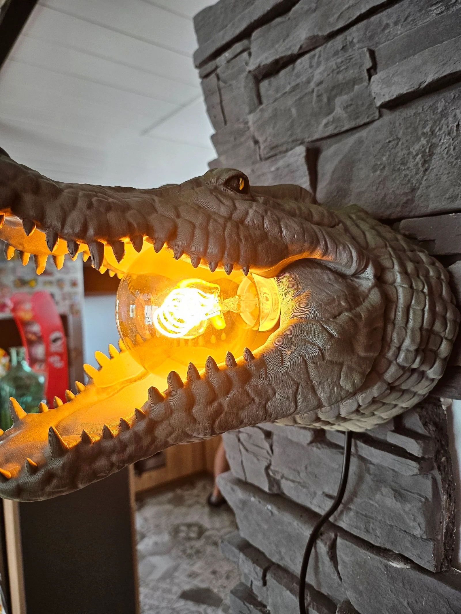 Lampe crocodile – photo 4